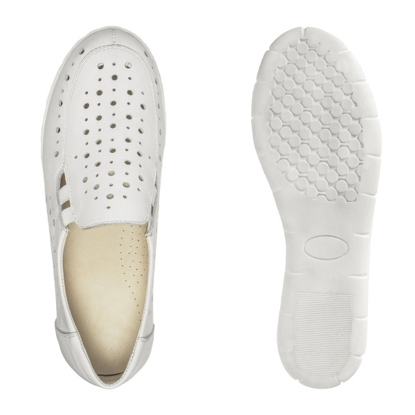 Туфли женские антистатические с перфорацией, цв. черный 8207ЛЧ ЦПО