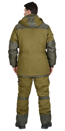 Костюм "ГОРКА" зимний: куртка дл., брюки (тк.палатка) хаки