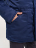 Куртка мужская зимняя Кур710 ткань смесовая, цвет темно-синий с васильковым