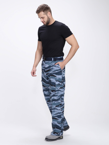 Костюм оханника Святогор (тк.Смесовая,210) брюки, КМФ серый Вектор (ЧЗ)