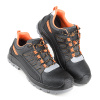 Полуботинки мод. 723Т, ПУ/ТПУ, кожа+текстиль, черный/оранжевый