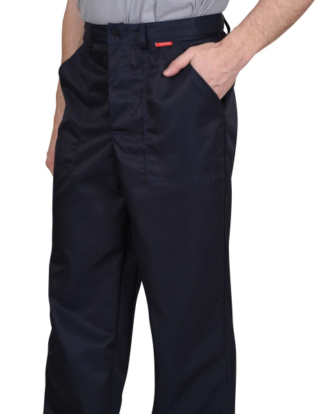 Костюм КЩС летний мужской: куртка, брюки, берет синий, с шевроном (ЧЗ)