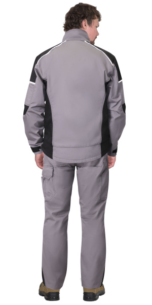 Куртка "ЦИТРИН" ср.серый с черным (ЧЗ)