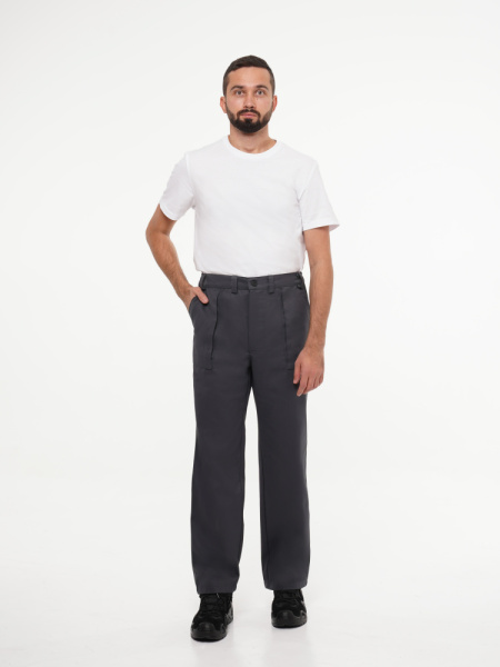 Брюки рабочие мужские №110 темно-серый (ЧЗ)