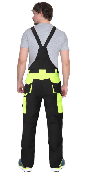 Полукомбинезон "ОНИКС" черный с лимонным (ЧЗ)