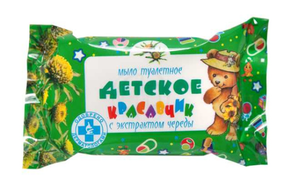 Мыло туалетное "Детское" Красавчик" 100 гр в обертке ЧЕРЕДА