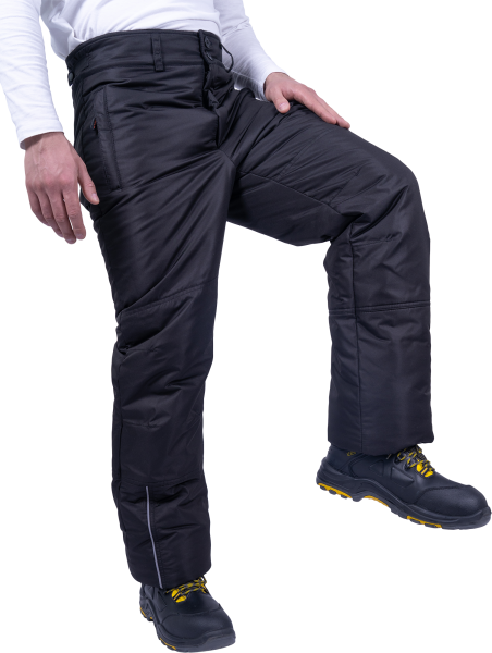 Брюки СКАНДИНАВИЯ зимние, чёрные (БРЮ 306)