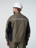Куртка рабочая мужская №116 хаки, черный, ткань Канвас