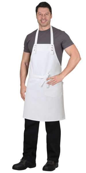 Фартук "СИРИУС-БАРИСТА" белый