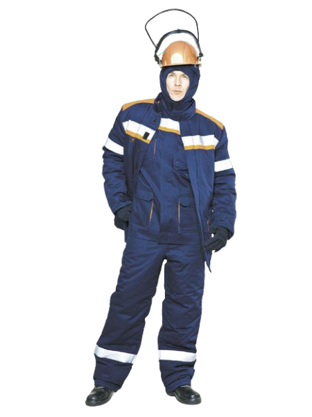 Костюм "Энергия" (91.4 кал./кв.см) зимний: куртка, п/комб. защита от эл.дуги (ЧЗ)