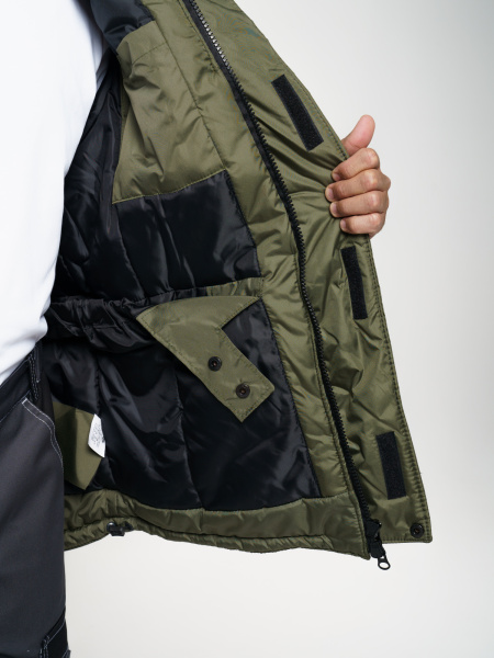 Куртка "ЕВРОПА" оливковая с чёрным (ЧЗ)