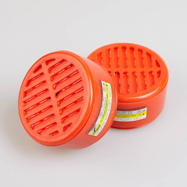 Полумаска/респиратор Бриз-3201 (РУ) газопылезащитная с фильтром А1В1Е1Р1 RD