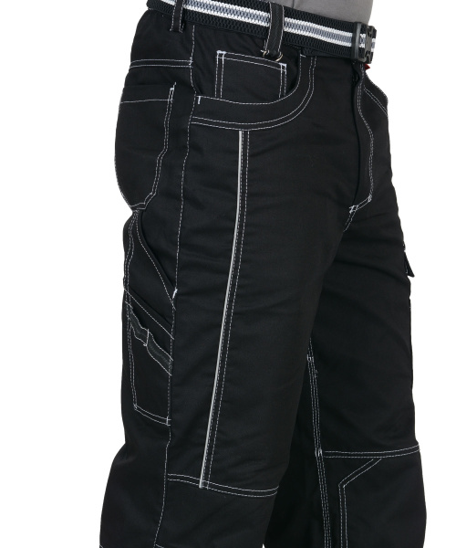 Брюки "Престиж" цв.черный, тк.Rodos (245гр.кв.м)