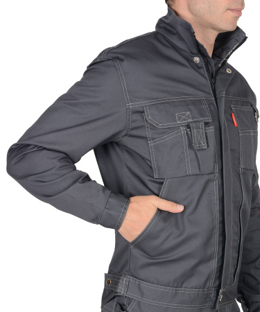 Костюм "Плутон": куртка, брюки тёмно-серый  (распродажа)