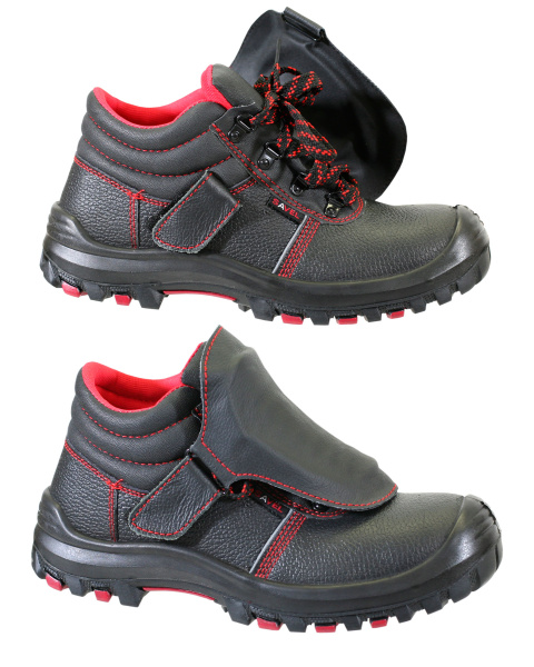 Ботинки "Сварщик-Сириус/ю", кожа, МП, ПУ-Нитрил