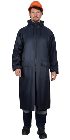 Плащ влагозащитный SIRIUS Профи (225 гр/м2) синий (ЧЗ)
