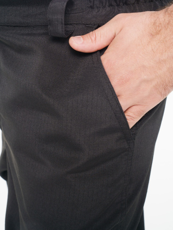 Брюки рабочие мужские №106 черные, ткань Рип-стоп