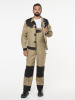 Полукомбинезон "Вест-Ворк" бежевый  с черным (ЧЗ)