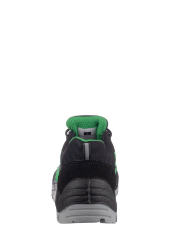 Полуботинки ВЕКТОР ПУ/ТПУ, текстиль, цвет: черный/зеленый